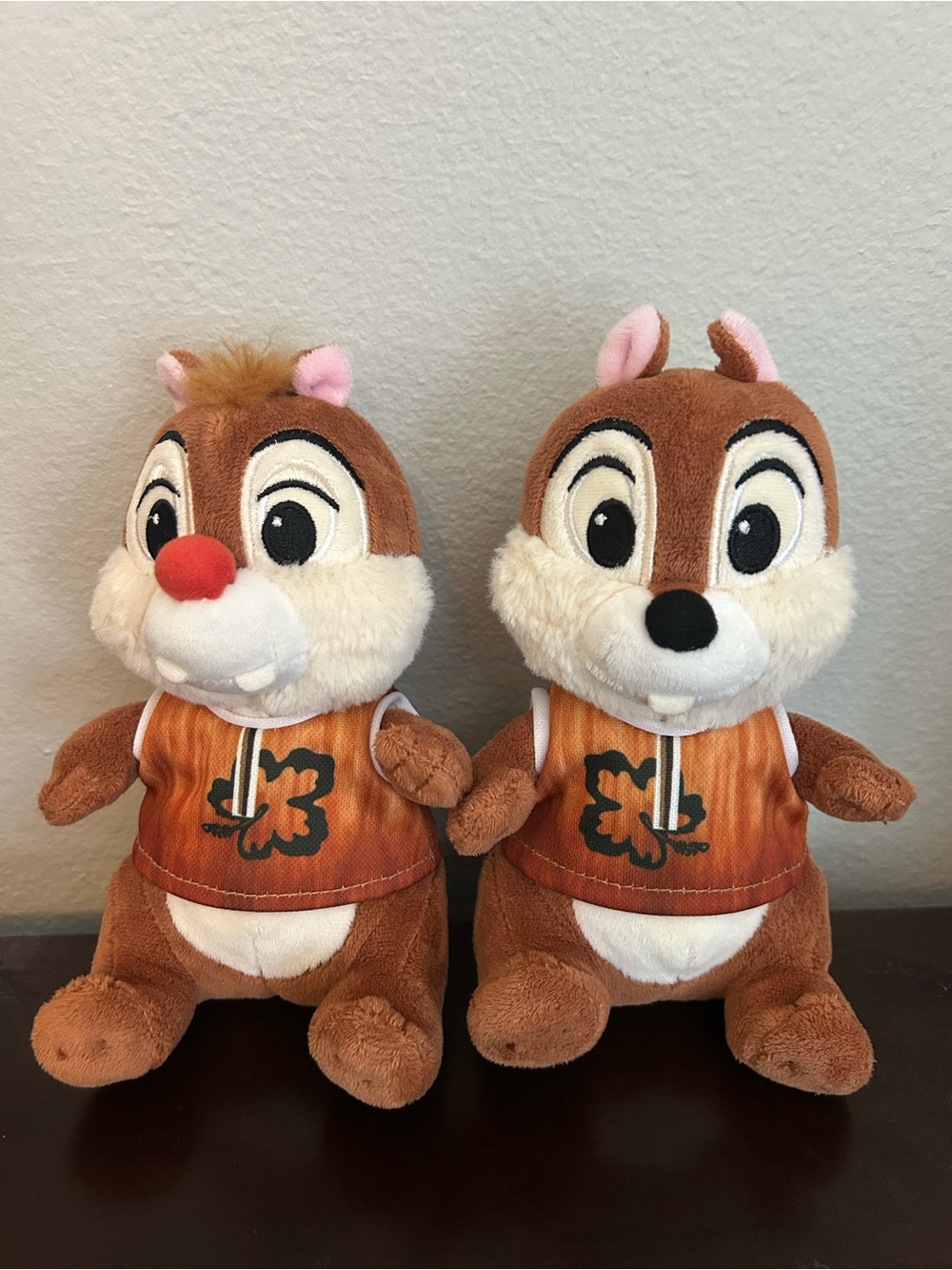 Disneyβs Aulani Chip nβ Dale Plushies in aloha Shirts